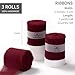 DORIS HOME Burgundy Chiffon Ribbon for Flower Bouquet, 2