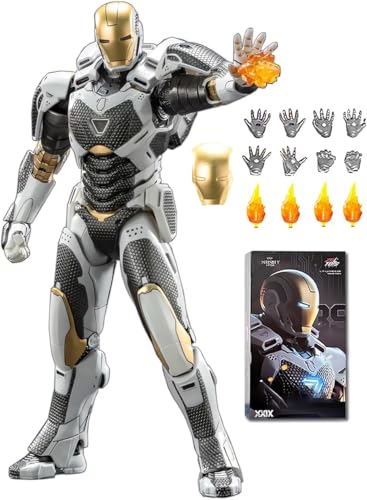 Image of ZD Box Toys Collectible Action Figure Full Box Set: Anniversary Series Non-Luminous Version 1:10 Scale Super Hero (MK - Iron Mark 29)