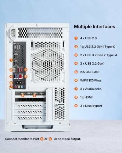Image of KOTIN Gaming PC, Ryzen 7 9700X, RX 9070 XT 16GB, 32GB DDR5, 1TB SSD