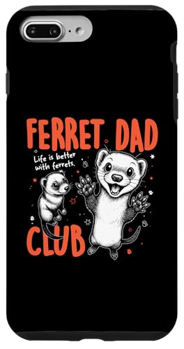 Ferret Dad Club �y�b�g �j�� ���̓� �X�}�z�P�[�X iPhone 7 Plus/8 Plus �p