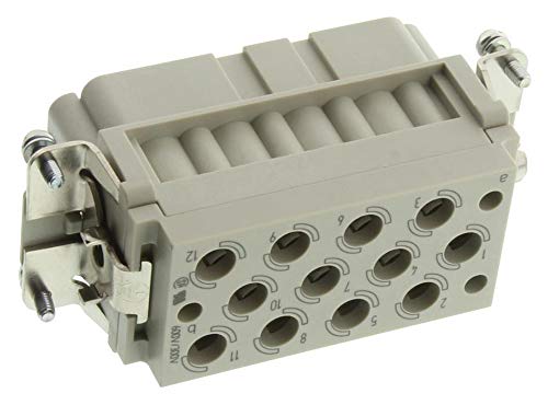 09320123101 - Heavy Duty Connector, Han-Com Series, Insert, 14 Contacts, 16B, Receptacle
