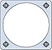 Glenair M85528/2-10A Circular MIL Spec Tools, Hardware & Accessories MOUNTING FLANGE
