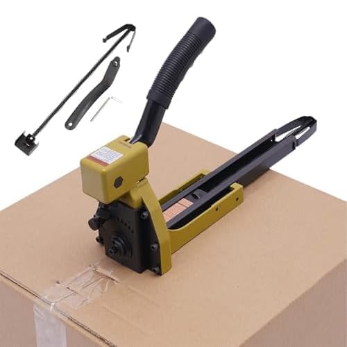 Pinzatrice per scatole di cartone, sigillatrice per cartone ondulato, contiene 50 punti, include levapunti e spingi graffette