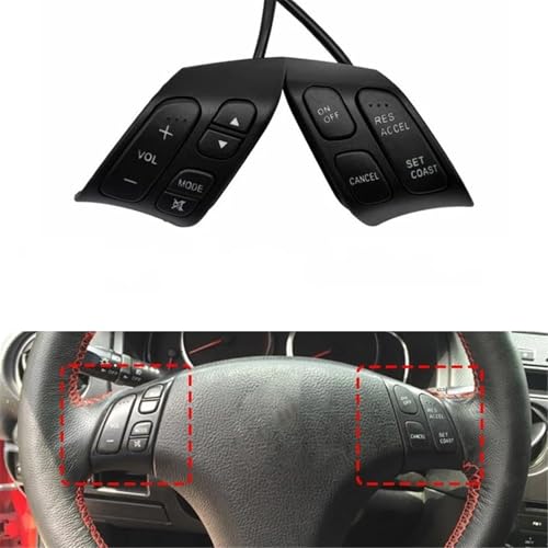 Bouton de Commande Multifonction au Volant G22C-66-4M0A pour Mazda 6 Interrupteur Auto