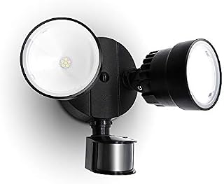 LUTEC P6221B-PIR24 1130 Lumen 15 Watt 26 LED Motion Activated Intergrated Dual-Head Floodlight