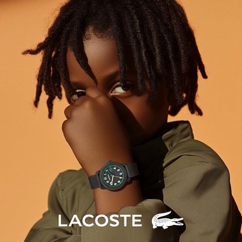Image of Lacoste Three Hand Quartz Movement Watch for Kids LACOSTE.12.12 Kids Collection with Silicone Bracelet