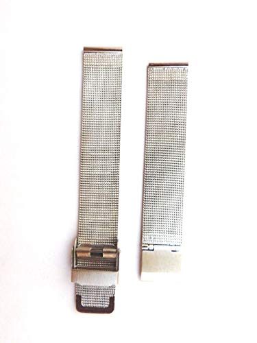 Generic18mm Stech Stainless Steel Fine Mesh Strap for Watch Narrow Design
