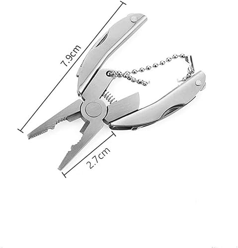 Miniatura 9 de AKOAK 1 paquete de alicates multiusos, cuchillo duradero de acero inoxidable para exteriores, martillo de seguridad, para supervivencia, campamento,