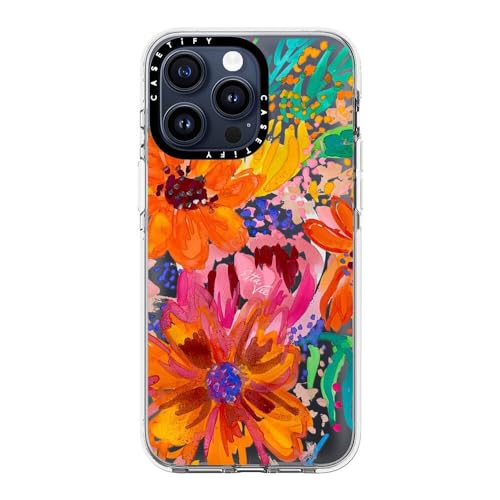 Coque antichoc 2m pour iPhone 15 Pro Max transparente fleurs MagSafe - 2