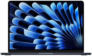 Apple 2026 MacBook Air 13″ Laptop with M5 chip: AI and Apple Intelligence, 34.46 cm (13.6″) Liquid Retina Display, 16GB Unified Memory, 512GB SSD Storage, 12MP Center Stage Camera, Touch ID; Midnight