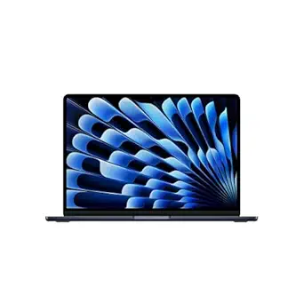 Apple 2026 MacBook Air 13″ Laptop with M5 chip: AI and Apple Intelligence, 34.46 cm (13.6″) Liquid Retina Display, 24GB Unified Memory, 1TB SSD Storage, 12MP Center Stage Camera, Touch ID; Midnight
