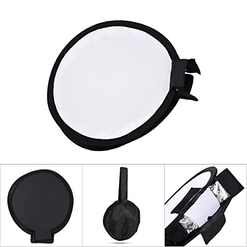 Mini Flash Diffuser Light Softbox,Portable Round Beauty Dish Flash Diffuser Softbox,Flash Diffuser Softbox for Photography (40cm)