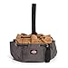 Dickies 12-Pocket Drawstring Work/Tool Bag, Heavy-Duty Drawstrings for Quick-Closure, Snap-Secured Tape Strap, Durable Canvas Construction, Grey/Tan