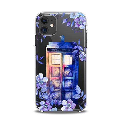 Lex Altern Case Compatible With Iphone 14 13 Pro Max 12 Mini 11 Xs Xr 8 X 7+ 6 Se 5 Blue Clear Cute Box Girls Design Print Floral Police Teens Who Lightweight Cover Slim Fit Smooth Soft Doctor Women #TOP3