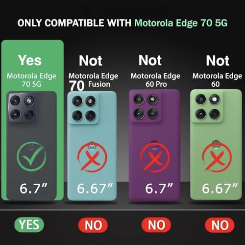 Image of Lustree Back Cover Case Compatible with Motorola Moto Edge 70 | Soft TPU Anti-Shock Bumper Case with Reinforced Corners cam Protection