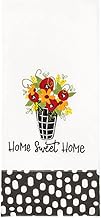 Shannon Road Gifts Classic Kitchen Absorbent Cotton Tea Towel Kitchen Dish Cloth, 18 x 28-Inches, Home Sweet Home