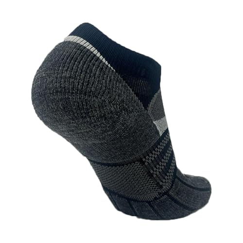 Zensah Wool Running Socks - Soft Cushioned Merino Wool, Moisture Wicking, Anti-Blister - Athletic Socks, Trail Socks2