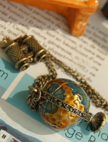 Collier mode coréenne pendentif ballon de feu pour look rétro