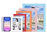 Reutilizables y fáciles de limpiar: hechos de material de PVC de calidad, estos marcos son duraderos y fáciles de mantener; simplemente despégalos para cambiar las fotos sin dejar ni rayar, lo que te permite actualizar las imágenes rápidamente para un aspecto fresco en cualquier momento