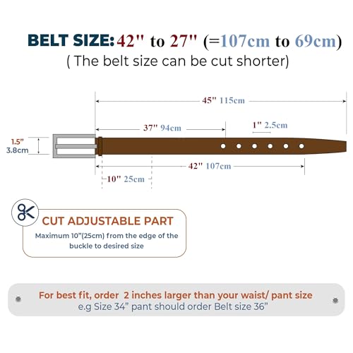 Mens Alligator Leather Belt Handmade Crocodile Skin Adjustable Belts 1.5'' Pin Buckle Gift For Him Custom Belt Men4