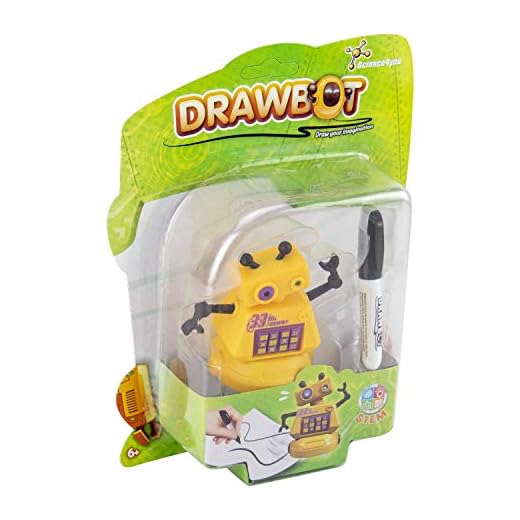 Science4you - Pequeño Robot Interactivo - Robot Inteligente y Mágico que Sigue Dibujos de Lineas con Rotulador, Robot para Jugar Ideal para Manualidades Niños 6 Años, Robotica para Niños 6 Años