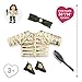 Couture Outfit Set, 5-Piece Black/Gold Outfit Set for All 36 cm MaCorolle Dressing Dolls, from 3 Years