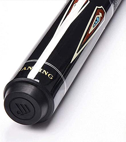 Taco de billar profesional 1/2, 58in, 12.75mm punta miniatura 6