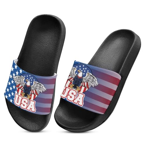 Image of Slides for Boys Girls Quick Drying Kids Slides Sandals Non-Slip
