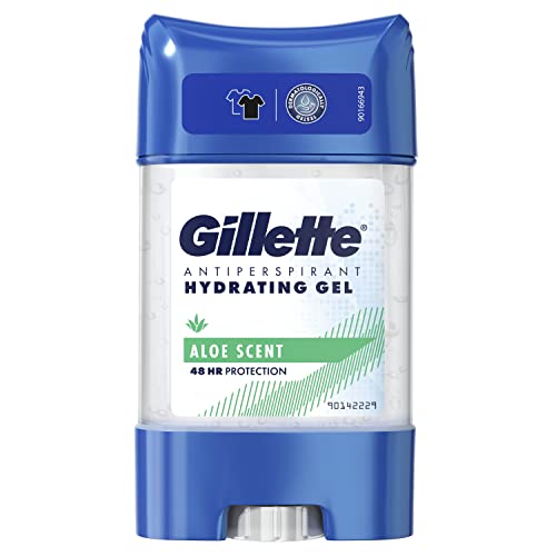 Gillette Hydra Gel Antitranspirante Y Desodorante Aloe Para Hombre, 70 ml