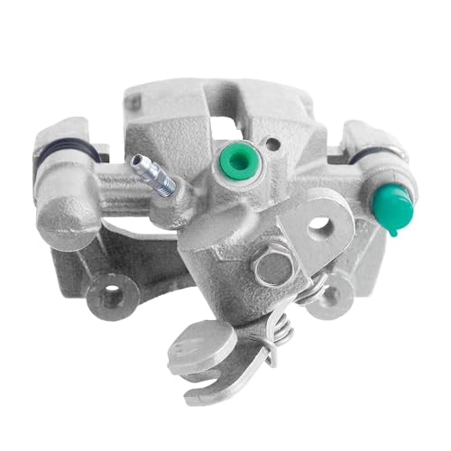Image of Detroit Axle - Rear Left Brake Caliper w /Bracket for 1997-2003 Ford Escort