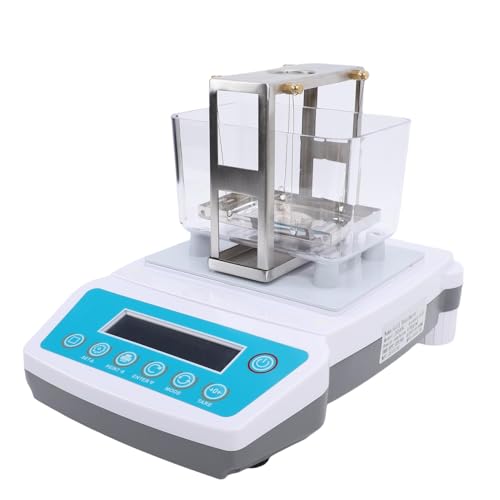 ASHATA Gold Purity Analyser Meter, Digital Electronic Gold Purity Tester Machine, 300g/0.01g LCD Display, Seconds Testing Time, for Jewelry Precious Metal Lab (US Plug 110V)