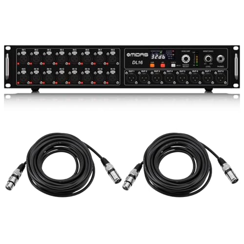 Midas DL16 16 Input and 8 Output Stage Box