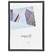 Price comparison product image Hampton Frames, Easy Loader Poster Certificate Photo Frame, A4 21x30cm, Black, Acrylic Front | Freestanding or Wall Mount | Portrait or Landscape Display | Lightweight Durable Frame
