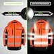 RODOPI Softshell Warnschutzjacke Canada - Wasserdicht & Atmungsaktiv - Für Herren & Damen, Gr. S-XXXL - EN ISO 20471:2013, Reflektierende 3M Scotchlite Streifen - Arbeitsjacke in Neon Gelb & Orange