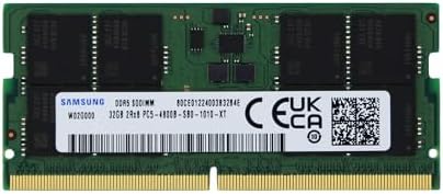 Samsung 32GB DDR5 4800MHz PC5-38400 SODIMM 2Rx8 Dual Rank CL40 1....