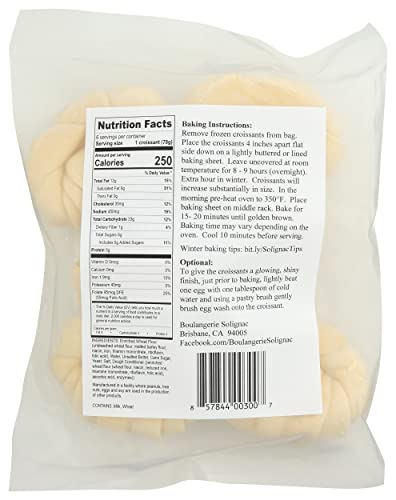 Boulangerie Solignac Take And Bake Butter Croissant, 16.5 Oz #TOP1