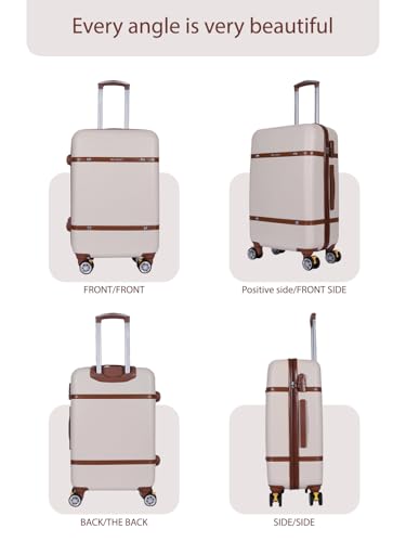 MINI WESST Carry-On Cabin Luggage Trolley Bag | Lightweight Travel Suitcase with 360° Spinner Wheels | Durable and Spacious | Ideal for Business, Vacation and Weekend Trips 3 41gSCvFv4PL
