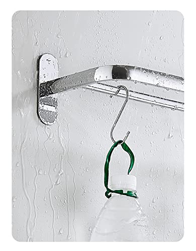 Porte-serviettes double pour eviter le linge humide au mur 40cm