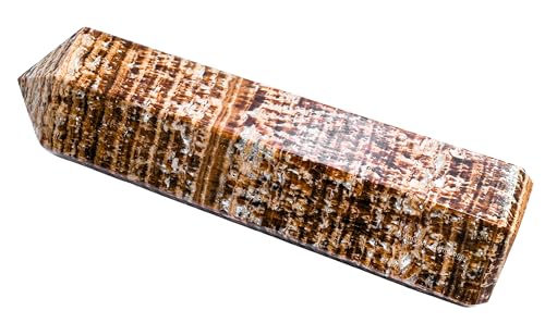 Image of Amazing Gemstone Large Aragonite Crystal Towers ~ Natural Healing Crystal Point Obelisk for Reiki Healing and Crystal Grid (5.5 inch to 6 inch Inch)