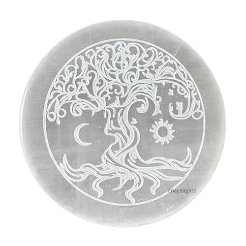 Selenite Crystal Charging Plate - 4'...