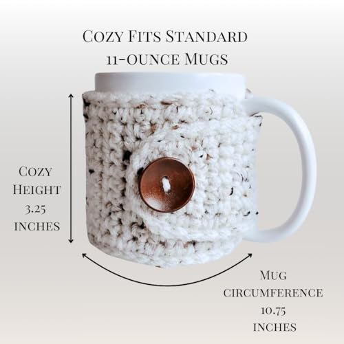 Nandy's Nook Rustic Oatmeal Mug Cozy Sleeve