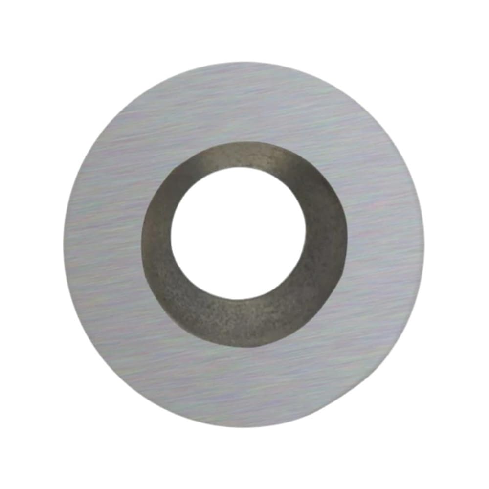 1piece Round Carbide Insert for Woodworking Lathe Turning Tool, 12x2.5mm 30 Degree Abrasion Resistance Cutter