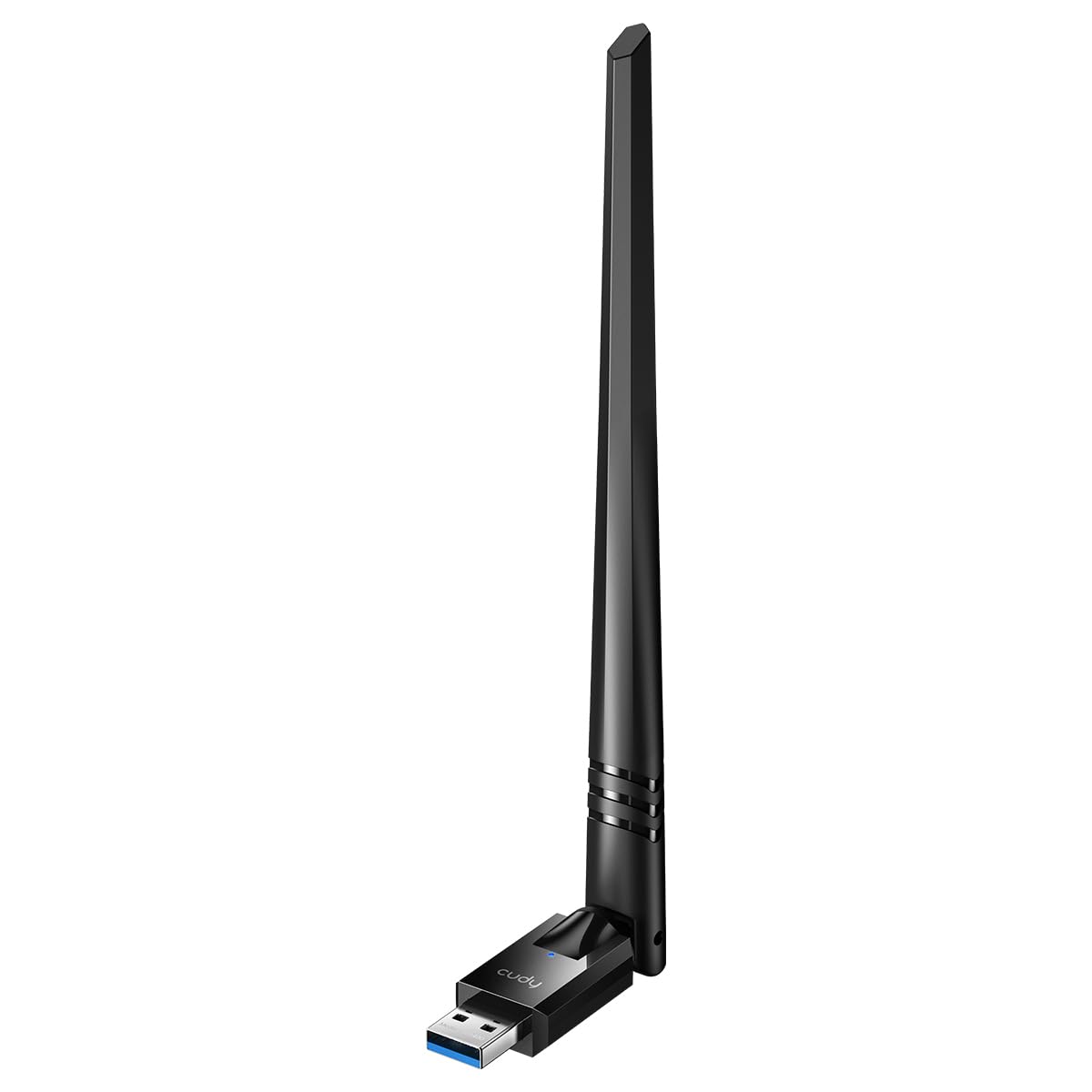 Cudy Adaptador USB WU900H AX900 WiFi 6, doble banda de 2.4 GHz/5 GHz para PC, hasta 886 Mbps, antena de alta ganancia, compatible con Windows 7/10/11 y Linux, modo AP suave