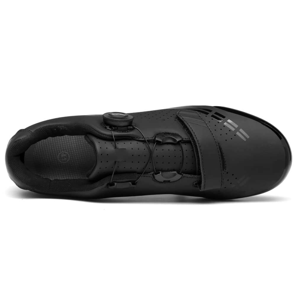 Chaussures Cyclisme Route Femme Peloton - Noir Taille EU 39 / US 10.5 - Avec Cales Delta
