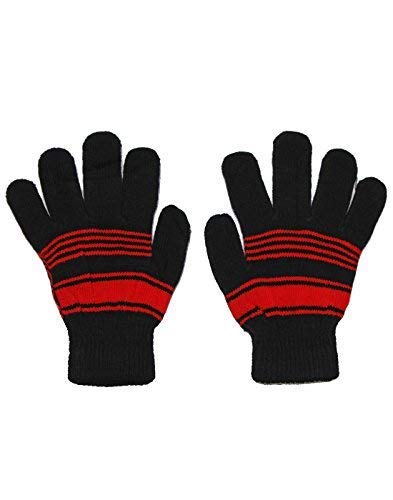 BRATS N BEAUTY® Boy's & Girl' Multicolor Winter Warm Woolen Gloves Pack of 3 Pair for 3-4 Year Kids - Image 4 thumbnail