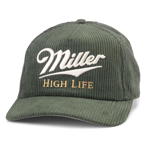 Image of AMERICAN NEEDLE Miller High Life Beer Unisex Adjustable Snapback Baseball Hat