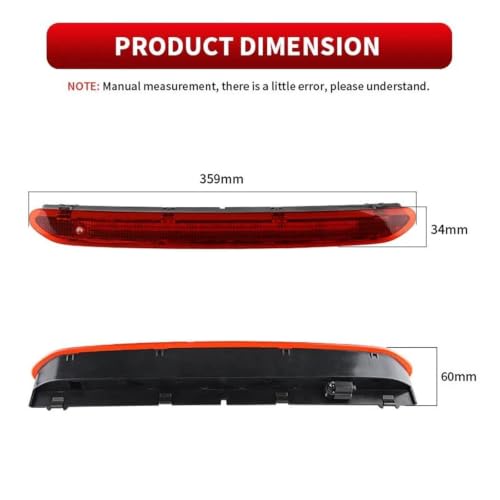 Evita multas e ITV desfavorable con la luz de freno para VW Rabbit 2006-2009 3