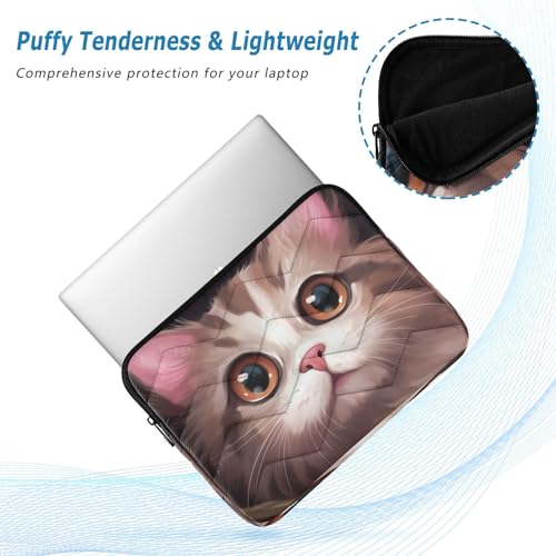 Funda para portátil Cute Cat 13-14 pulgadas impermeable miniatura 5