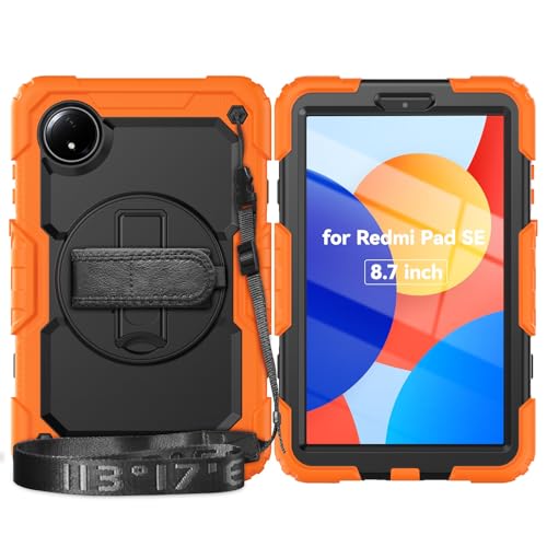 Étui Xiaomi Redmi Pad SE 8.7 2024 coque intégrale antichoc avec béquille 360