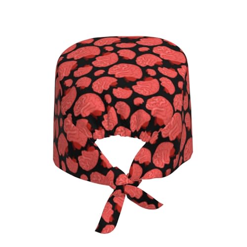 Image of WILL BUDXEG Working Cap with Sweatband for Women Men, Adjustable Cleaning Working Hats, Nurse Surgical Caps(Tie Back)